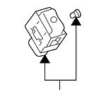 841500E010 - Body: Switch for Lexus: RX330, RX350, RX400h Image