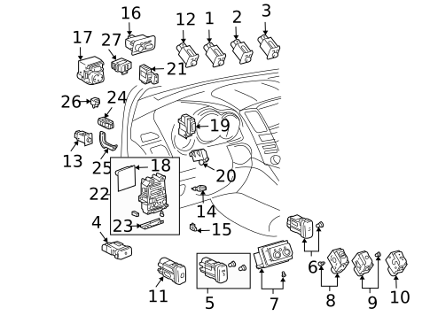 Mirrors for 2007 Lexus RX350 #0