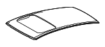 631110E380 - Body: Roof Panel for Toyota: Highlander Image