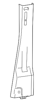 1YA75LA6AA - Body: Upper Center Pillar Trim for Ram: ProMaster 1500, ProMaster 2500, ProMaster 3500 Image