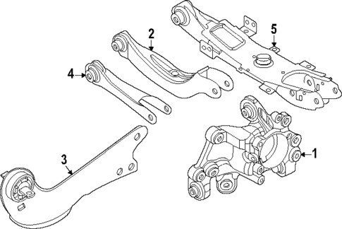 Rear Suspension for 2024 Lincoln Nautilus #1
