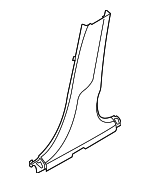 8231538000 - Body: Lower Center Pillar Trim Fastener for Kia: Amanti, Borrego, Cadenza, Forte, Forte Koup, Forte5, K900, Optima, Rio, Rio5, Rondo, Sedona, Sorento, Soul, Soul EV, Spectra, Spectra5, Sportage Image