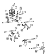 5143878AA - Getrag Manual Transmission 6 Speed: Hex Head Screw for Mopar Image