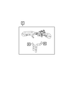 68727854AA - Air Conditioners and Heaters: Heater Hose for Dodge: Durango Image