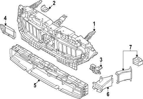 Bumper & Components - Front for 2024 BMW 540i xDrive #4