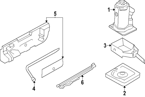 Jack & Components for 2024 Ford Transit-350 #1