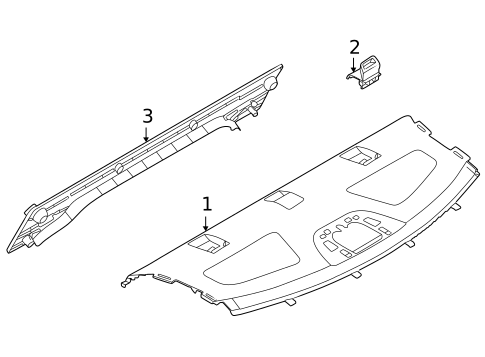 Interior Trim - Rear Body for 2022 Nissan Sentra #1