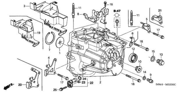 MT Transmission Case for 2005 Acura RSX #0