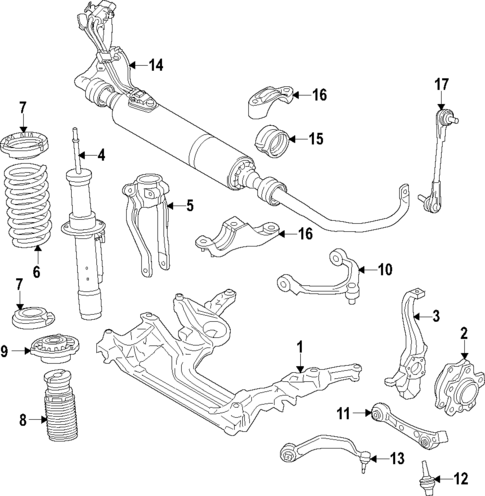 Suspension Components for 2024 BMW 530i #5