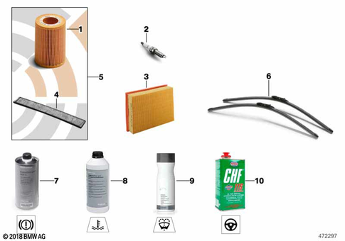 Engine Oil / Maintenance Service for 2014 BMW 535i #0