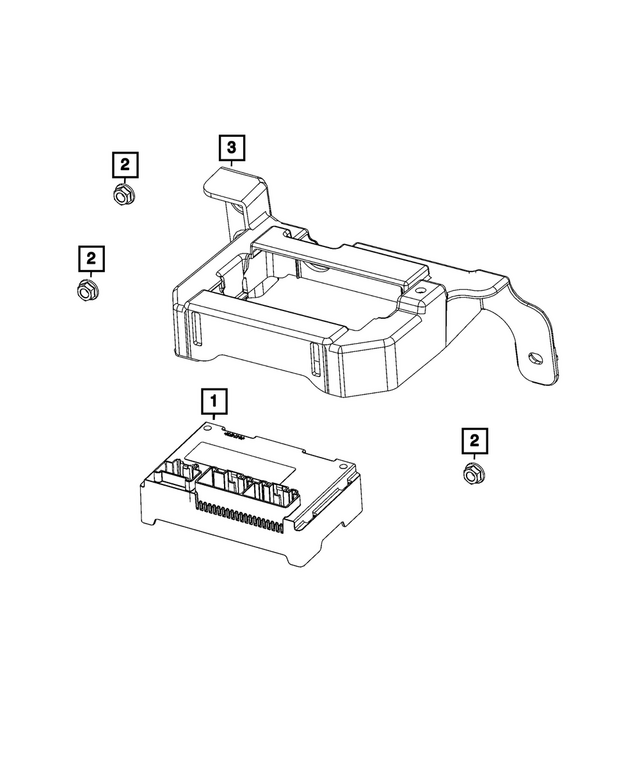 68534759AE - Electrical: Transfer Case Control Module for Mopar Image image