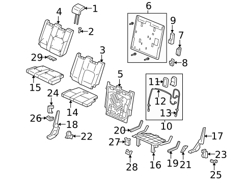 Third Row Seats for 2011 Honda Pilot #0