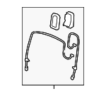 82643SZAA01ZA - Body: Recline Lever for Honda: Pilot Image