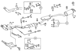 2039900036 - Exhaust System: Hex. Head Tapping Screw for Mercedes-Benz Image