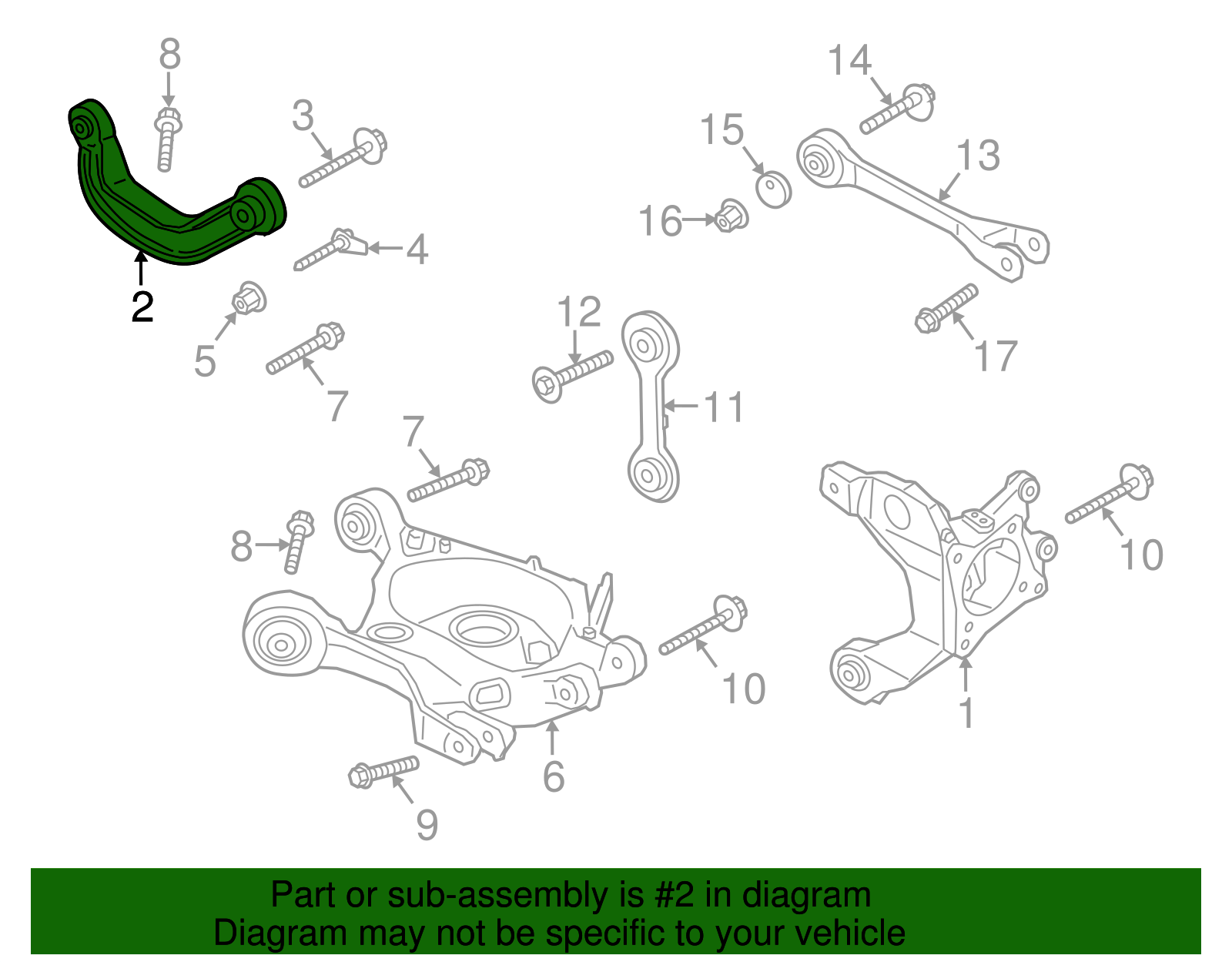 AM Autoparts Front Upper Control Arm – Driver Side Left For Jeep Liberty Dodge Nitro