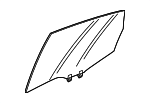 73450T5RA00 - : Door Glass for Honda: Fit Image