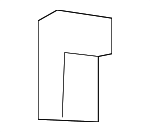 11589290 - Body: Bumper Cover Retainer for GM Image