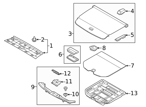 Interior Trim - Rear Body for 2018 Volvo V60 #0
