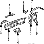 20575113 - Body: Extension for Buick: Electra, LeSabre | Cadillac: Brougham, DeVille, Fleetwood | Chevrolet: Caprice, Impala | Oldsmobile: 98, Custom Cruiser, Delta 88 | Pontiac: Parisienne, Safari Image
