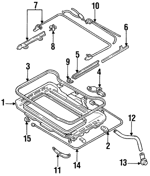 Sunroof for 1993 Mazda RX-7 #0