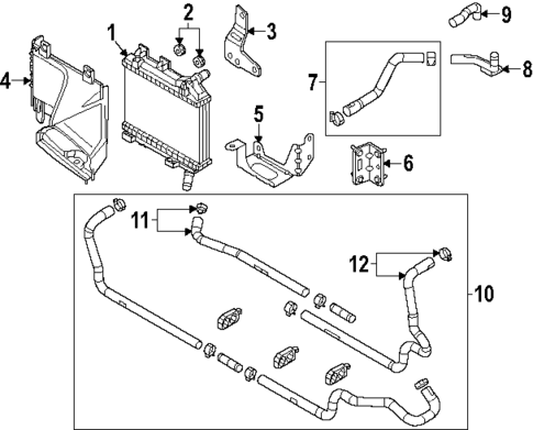 Radiator & Components for 2024 Mazda CX-90 #0