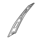 83250L2000 - Body: Front Applique for Kia: K5 Image