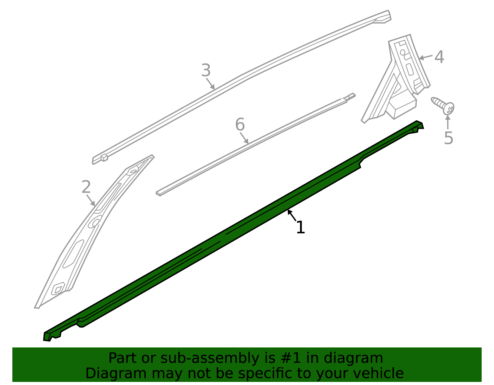 2021-2024 Kia K5 Belt Molding 83220-L3000 | TascaParts.com