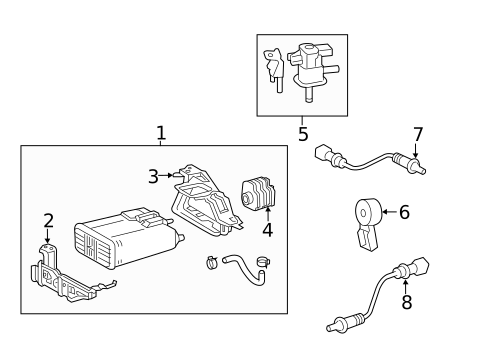 Emission Components for 2014 Toyota RAV4 #0