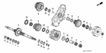 22815P4P003 - Transmission - Automatic: RING, SEALING (29MM) for Honda Image