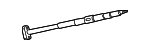 8A1419509 - Steering: Shaft for Audi: 90, 90 Quattro, Cabriolet Image