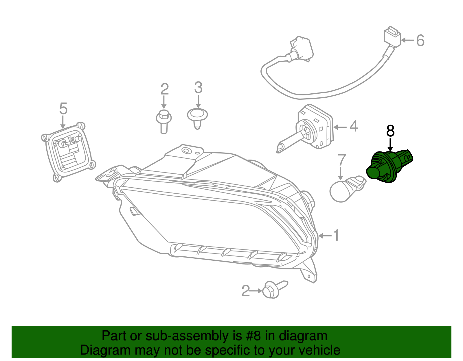 Genuine OEM Ford Part - Socket DR3Z-13411-A | Genuine OEM Ford Parts ...
