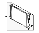 25310H9000 - : Radiator Assembly for Hyundai: Accent Image