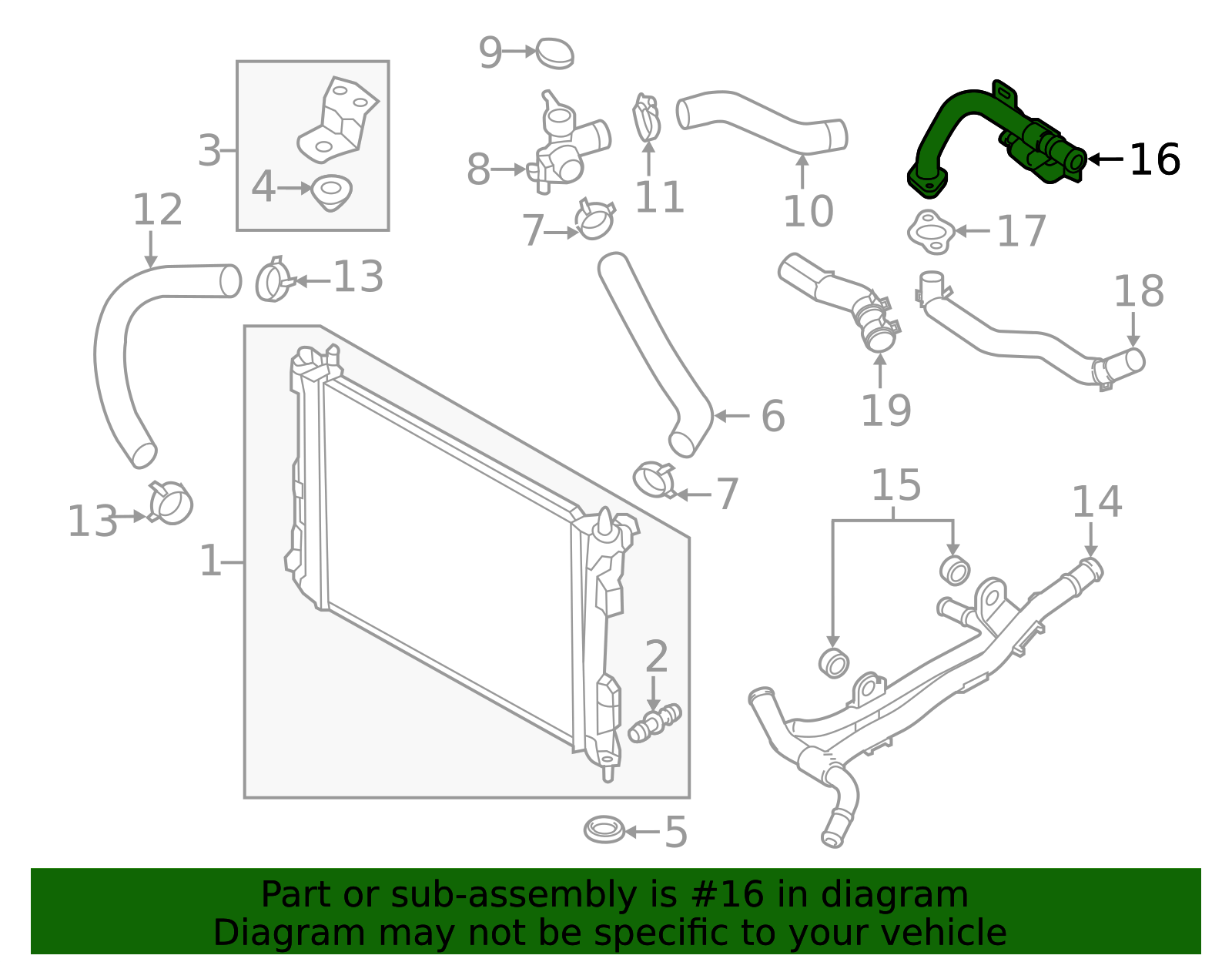 Hyundai - 25457-2M000 - Heat Tube - 2020-2022 Hyundai Accent | OEM ...