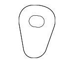 55079208AA - Body: Wiper Motor Bezel for Mopar Image