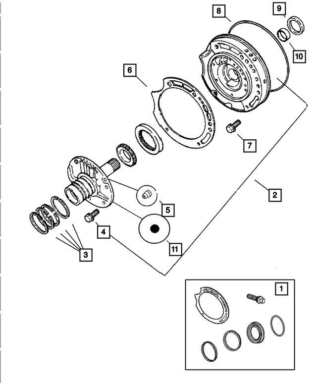4800379AA - Automatic Transaxle 4 Speed: Front Pump Bushing for Mopar Image image