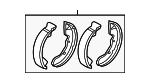 4600A028 - : Brake Shoes for Mitsubishi: i-MiEV, Lancer, Mirage, Mirage G4 Image