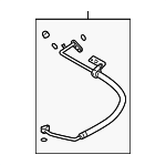 73425AG11B - HVAC: Suction Hose for Subaru: Legacy, Outback Image