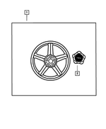 82206782 - Mopar Accessories - Component Parts: Cast Aluminum Wheel Kit for Mopar Image