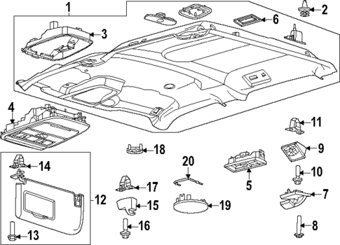 Interior Trim - Cab for 2023 Ford F-450 Super Duty #1