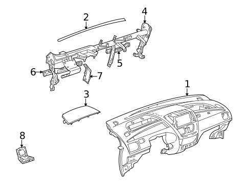 Instrument Panel for 2003 Suzuki Aerio #0