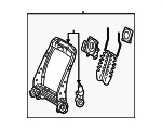 711040C070 - Body: Seat Back Frame for Toyota Image