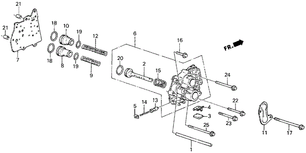 AT Servo Body (84-'85) for 1985 Honda Civic #0