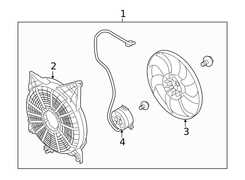 Condenser Fan for 2009 Kia Borrego #0