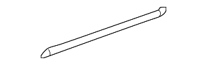 2014-2019 GM Driver Side Rear Door Lower Auxiliary Weatherstrip ...