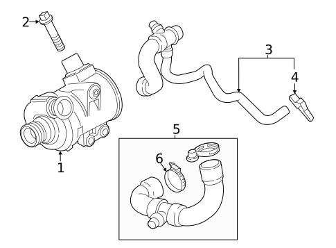 Water Pump & Related Components for 2012 BMW Z4 #0