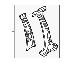 8V4810074A - Body: Center Pillar Reinforced for Audi: A3 Sportback e-tron Image