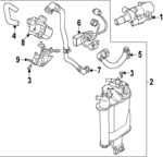 5Q0906272H - : Vent Hose for Volkswagen: Jetta Image