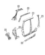 68268269AA - Body Sheet Metal Except Doors: Cowl Side Panel for Mopar Image