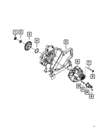 5086769AA - Engine 6.7L Cummins (Diesel): Nut, Mounting for Mopar Image