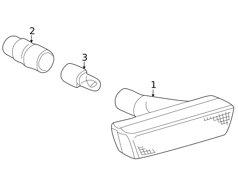 Side Repeater Lamps for 1995 BMW 750iL #0